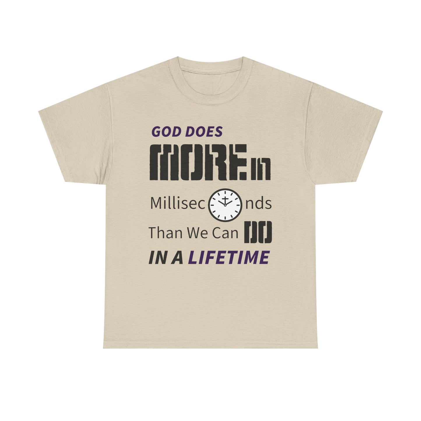 God Does More Inspirational Religious Tee, God Does More Shirt, Faith-Based T-Shirt, Christian Gift, Motivational Cotton Top