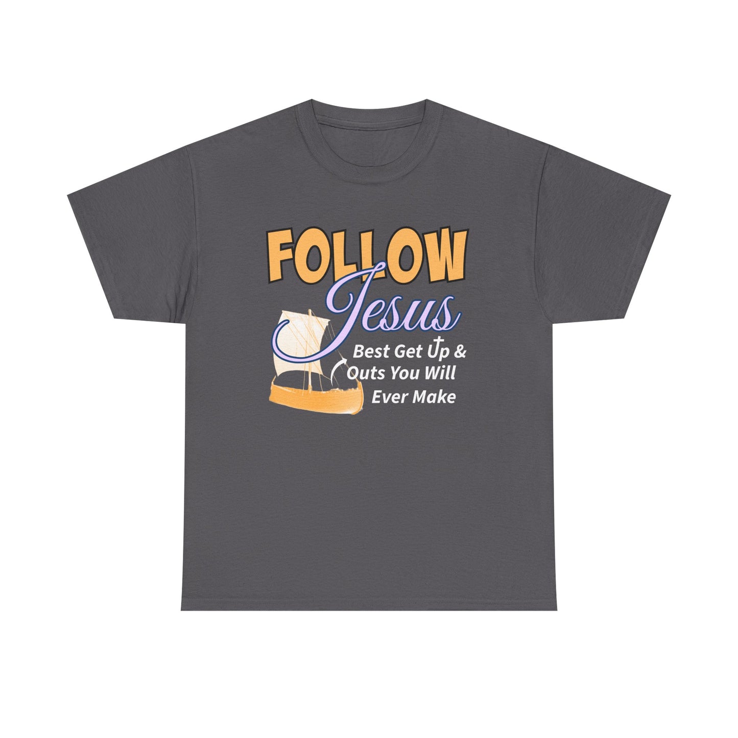 Follow Jesus Best Unisex Cotton Tee, Faith Shirt, Christian Apparel, Inspirational Gift, Religious T-Shirt, Casual Wear