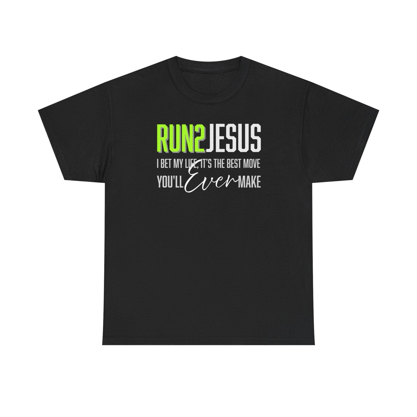 "Run 2 Jesus" Unisex Heavy Cotton Tee