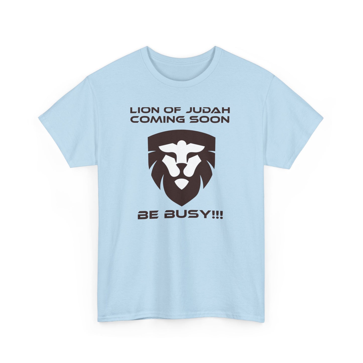 "Lion of Judah Coming Soon" Unisex Heavy Cotton Tee