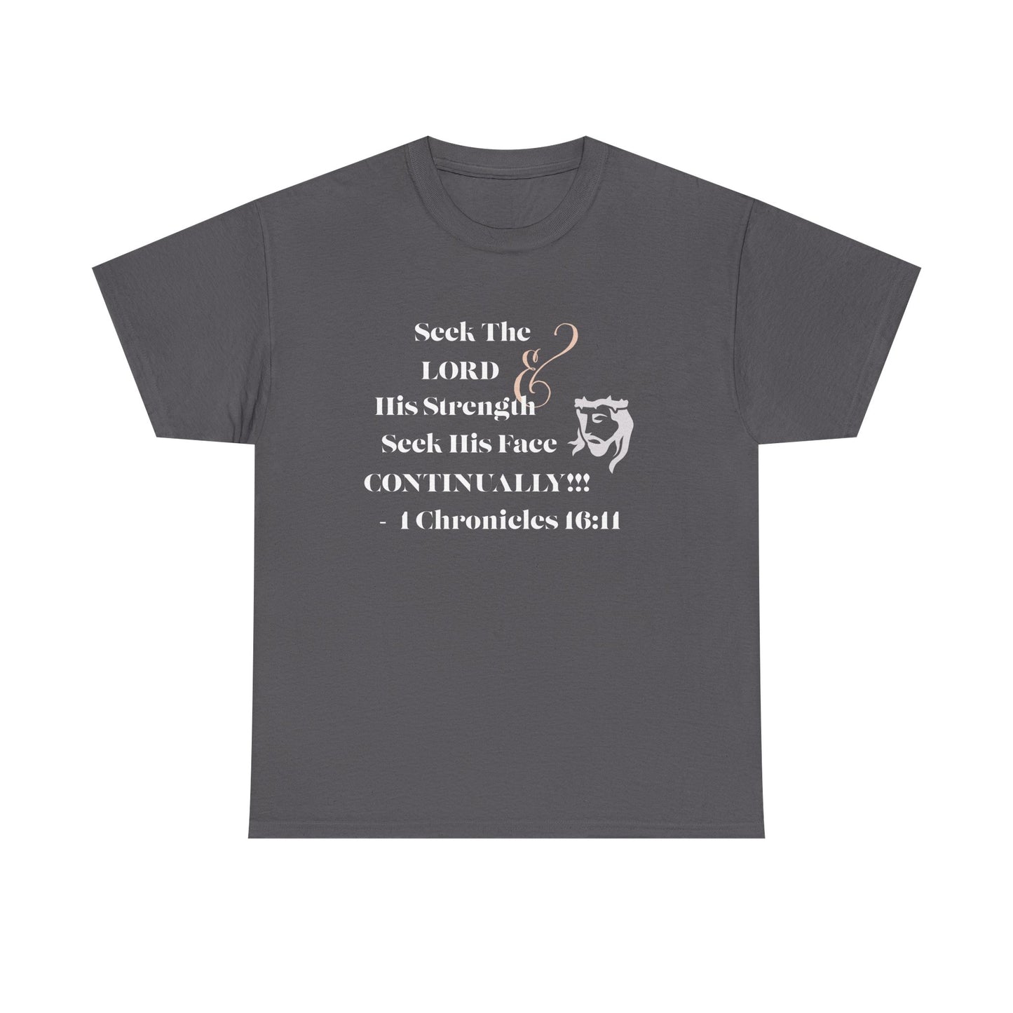 Seek The Lord faith-Inspired Unisex Cotton Tee, Inspirational T-Shirt, Christian Gift, Casual Wear, Bible Verse Shirt, Everyday Comfort