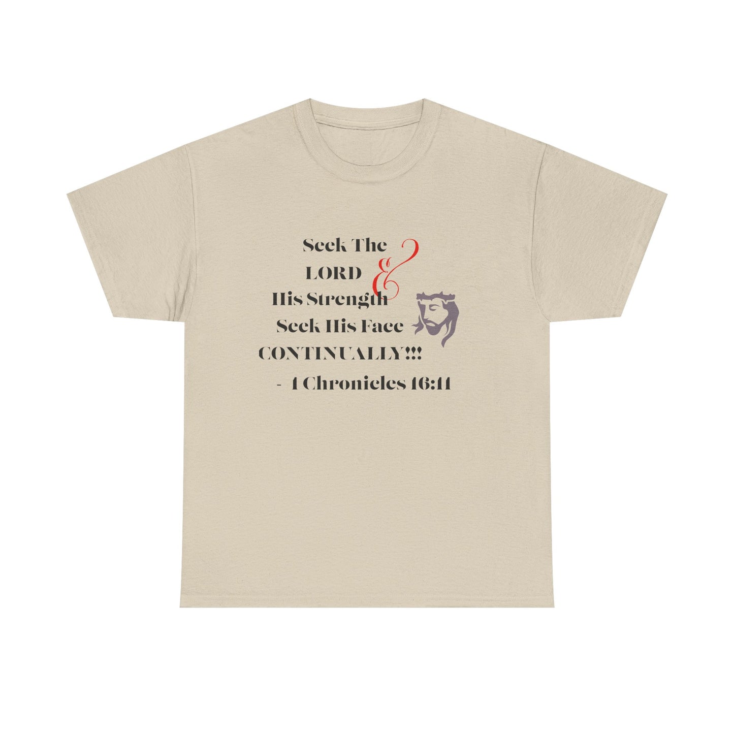 Seek The Lord faith-Inspired Unisex Cotton Tee, Inspirational T-Shirt, Christian Gift, Casual Wear, Bible Verse Shirt, Everyday Comfort