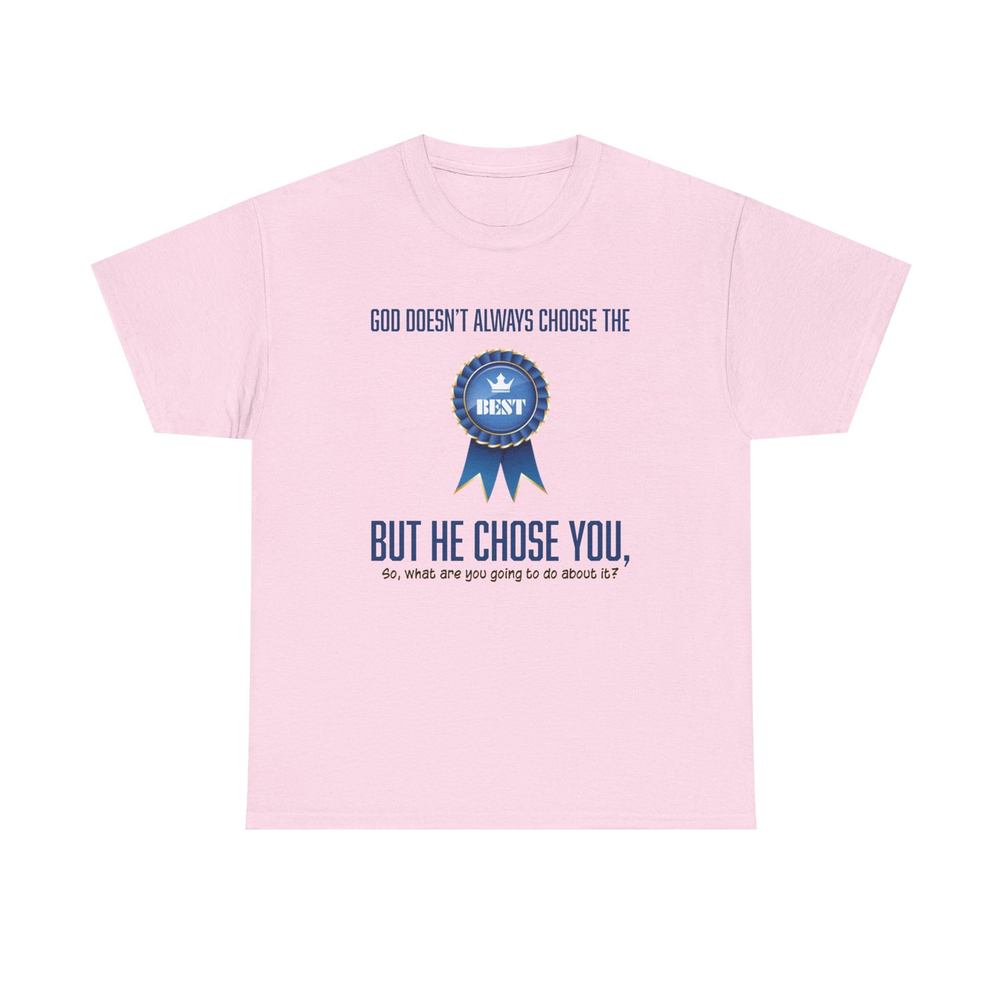 "God Doesn't Always" Unisex Heavy Cotton Tee