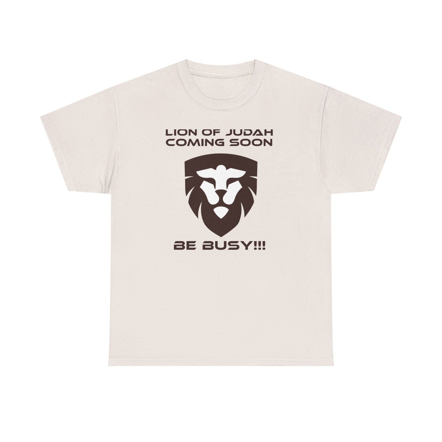 "Lion of Judah Coming Soon" Unisex Heavy Cotton Tee