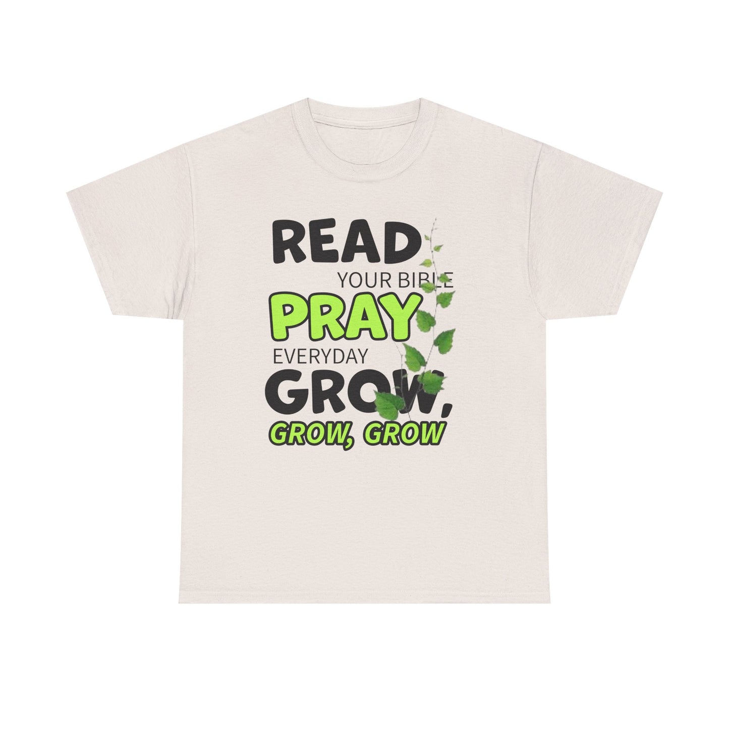 Read, Pray, Grow Inspirational Bible Quote Tee, Read Pray Grow T-Shirt, Faith-based Gift, Unisex Cotton Top for Everyday Wear, Perfect for Church or [...]
