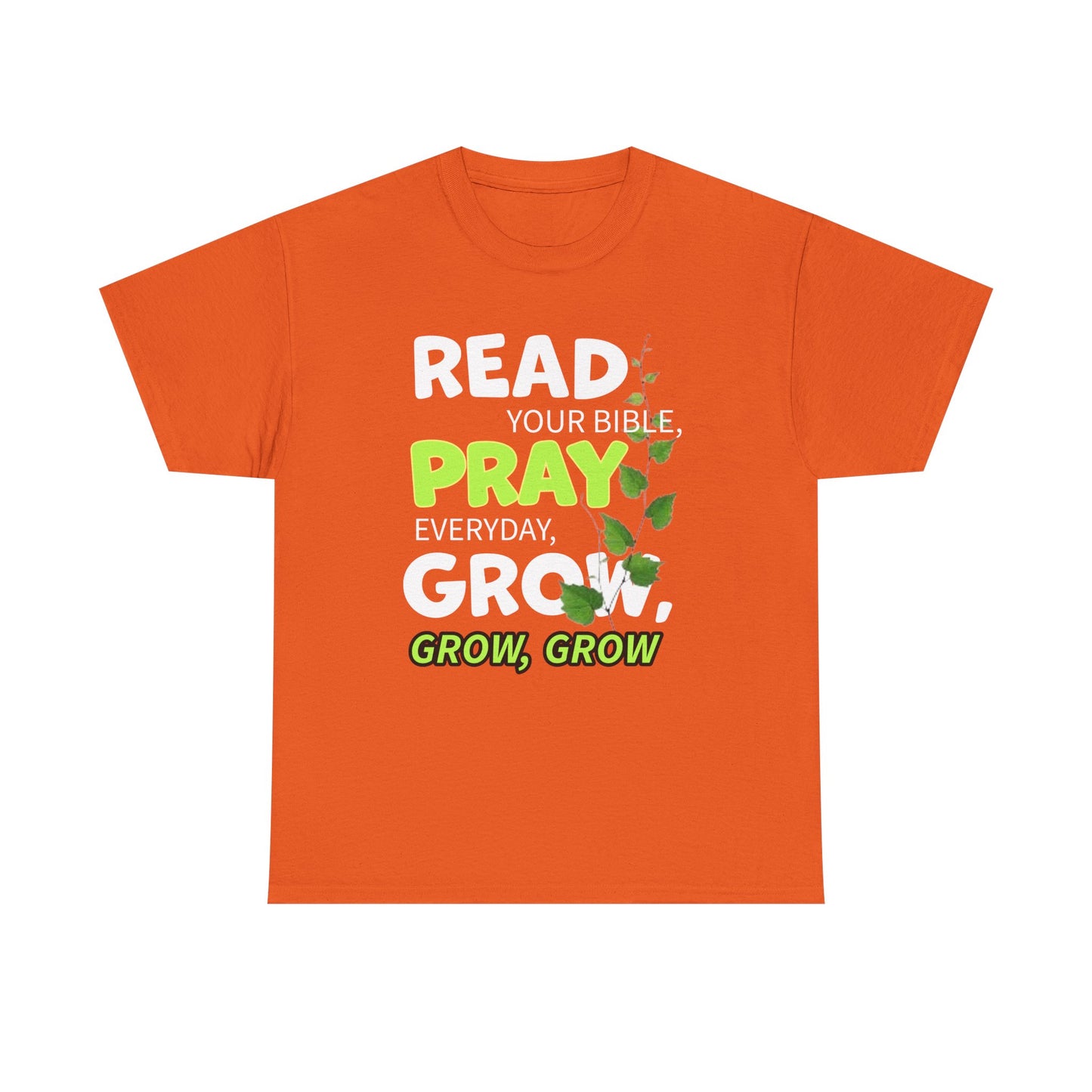 Read, Pray, Grow Inspirational Bible Quote Tee, Read Pray Grow T-Shirt, Faith-based Gift, Unisex Cotton Top for Everyday Wear, Perfect for Church or [...]