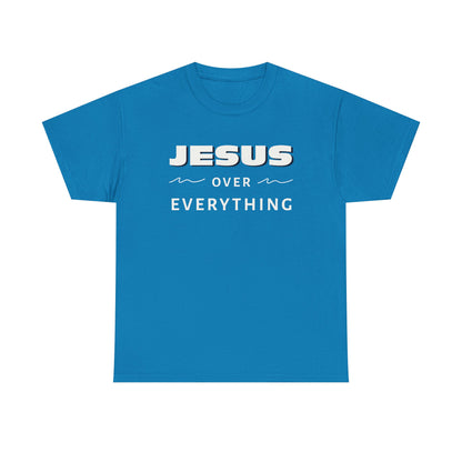 "Jesus Over Everything" Unisex Heavy Cotton Tee
