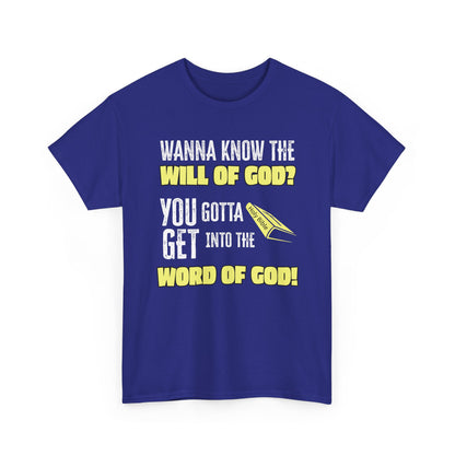 "Wanna Know the Will of God?" | Inspirational Gift for Believers, Christian Apparel, Church Events, [...]