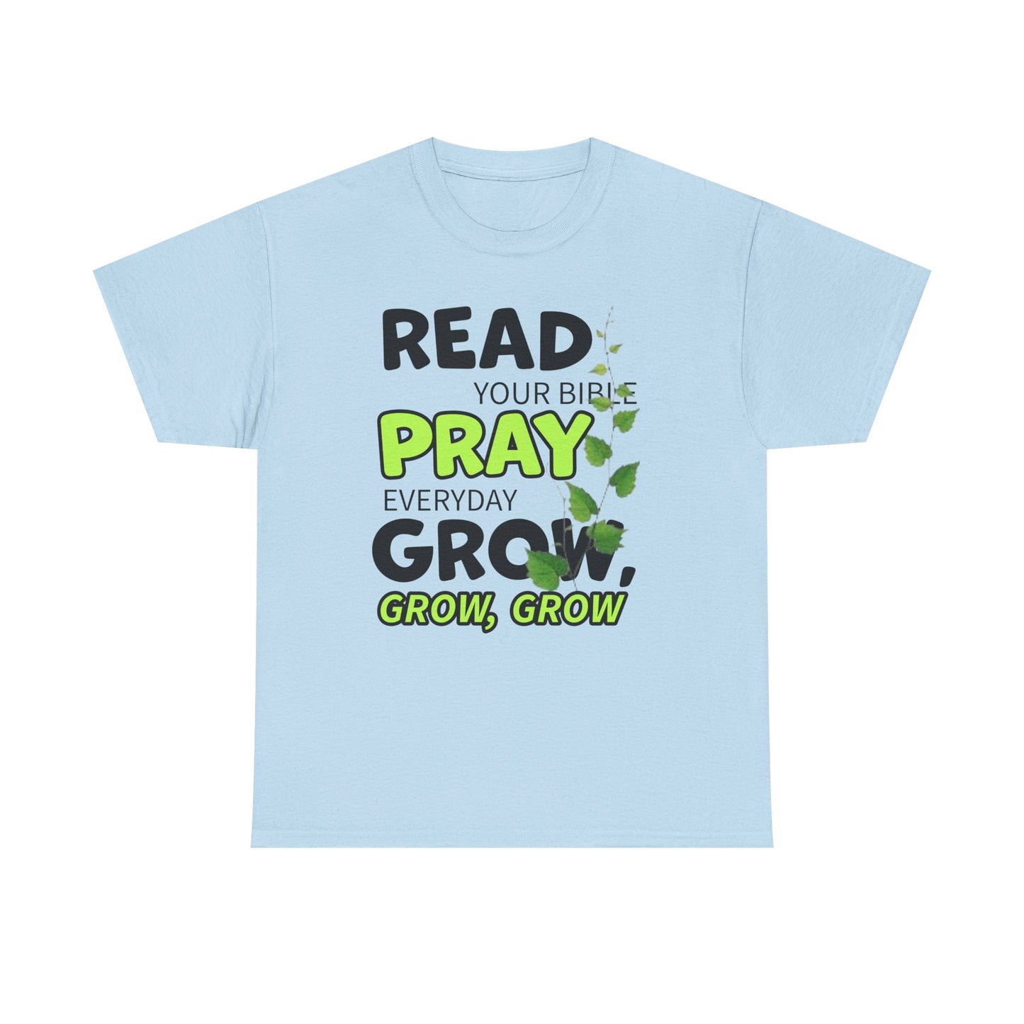 Read, Pray, Grow Inspirational Bible Quote Tee, Read Pray Grow T-Shirt, Faith-based Gift, Unisex Cotton Top for Everyday Wear, Perfect for Church or [...]