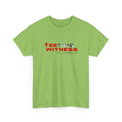 "Teetime Witness" Unisex Heavy Cotton Tee