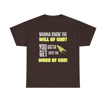 "Wanna Know the Will of God?" | Inspirational Gift for Believers, Christian Apparel, Church Events, [...]