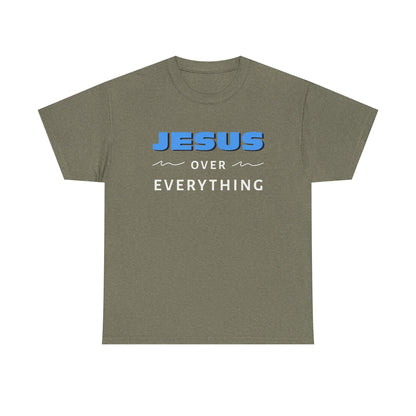 "Jesus Over Everything" Unisex Heavy Cotton Tee