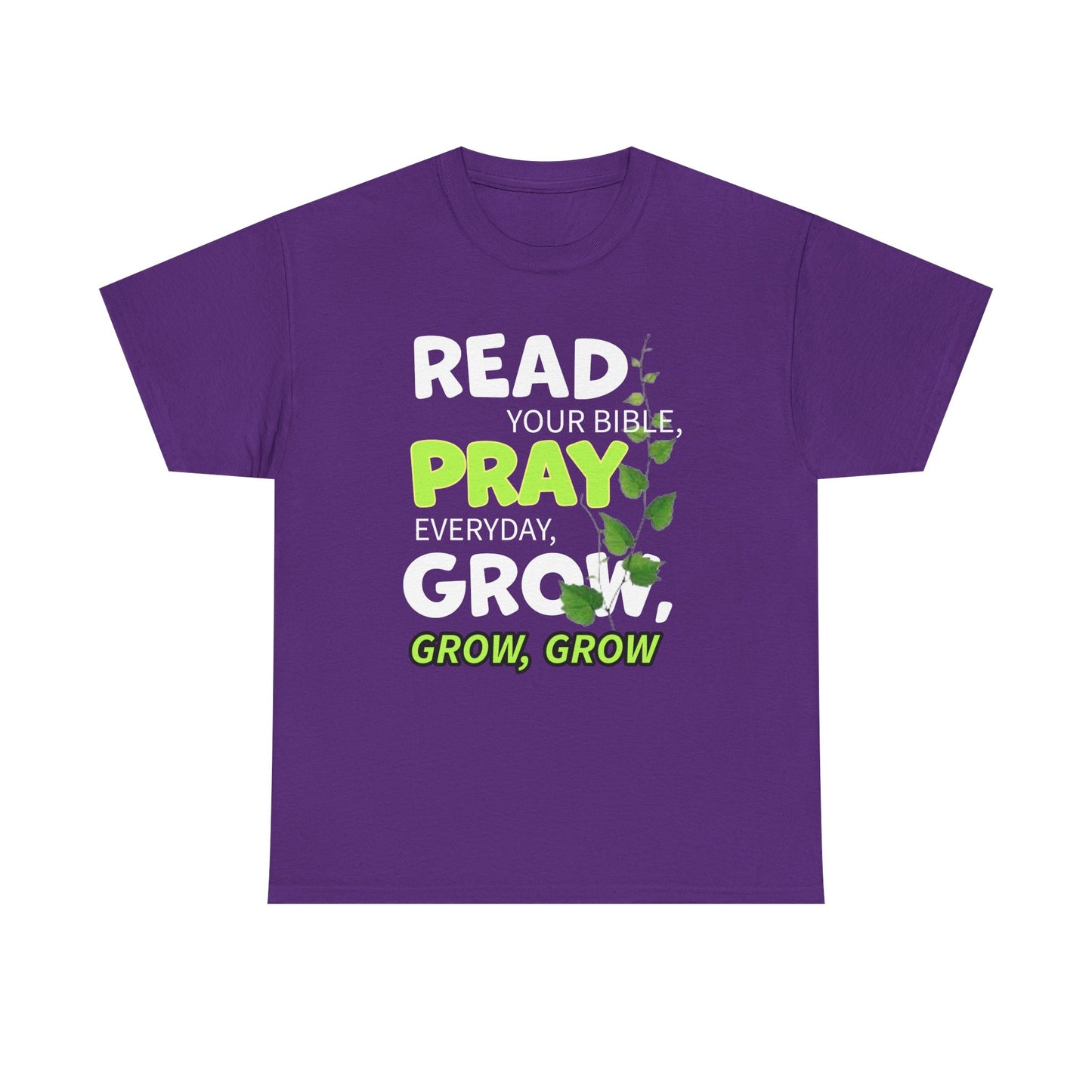 Read, Pray, Grow Inspirational Bible Quote Tee, Read Pray Grow T-Shirt, Faith-based Gift, Unisex Cotton Top for Everyday Wear, Perfect for Church or [...]