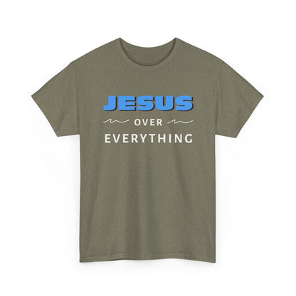 "Jesus Over Everything" Unisex Heavy Cotton Tee