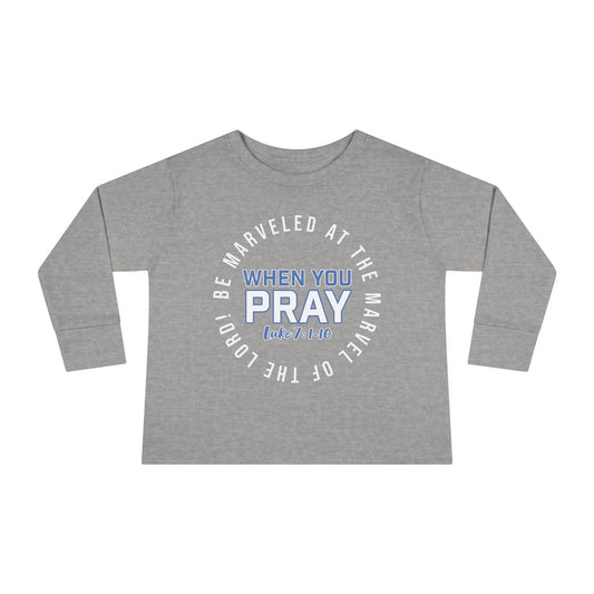 "Be Marveled" Toddler Long Sleeve Tee