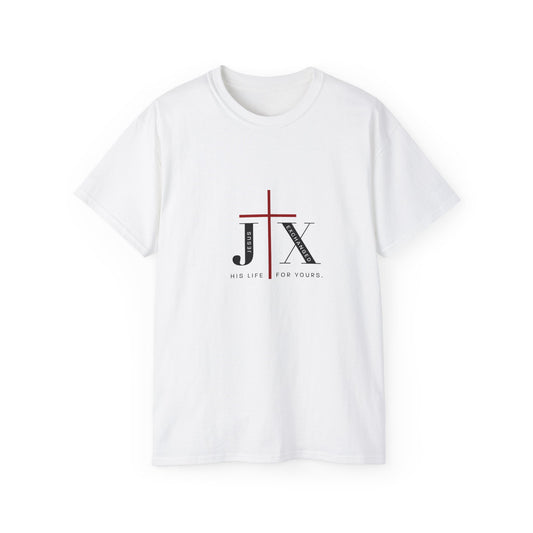 "Jesus Exchanged His Life" Unisex Ultra Cotton Tee