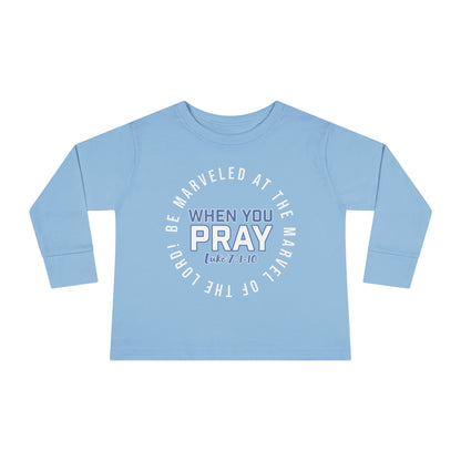 "Be Marveled" Toddler Long Sleeve Tee
