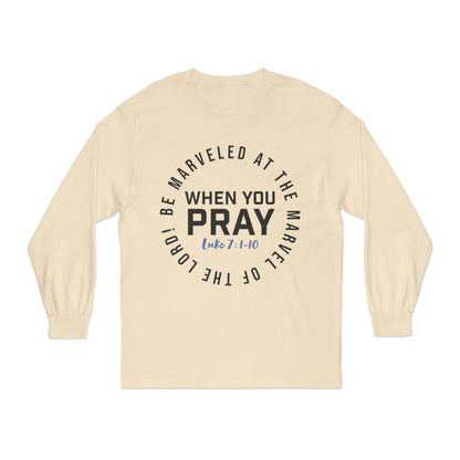 "Be Marveled" Unisex Classic Long Sleeve T-Shirt