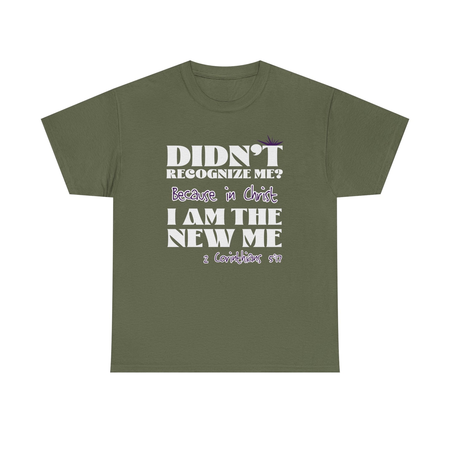 "Didn't Recognize Me" Unisex Heavy Cotton Tee