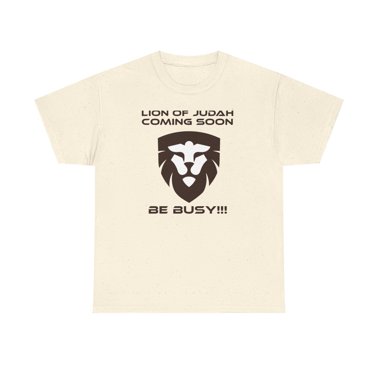 "Lion of Judah Coming Soon" Unisex Heavy Cotton Tee