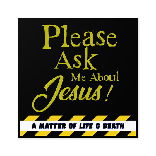 "Me About Jesus" Sticker