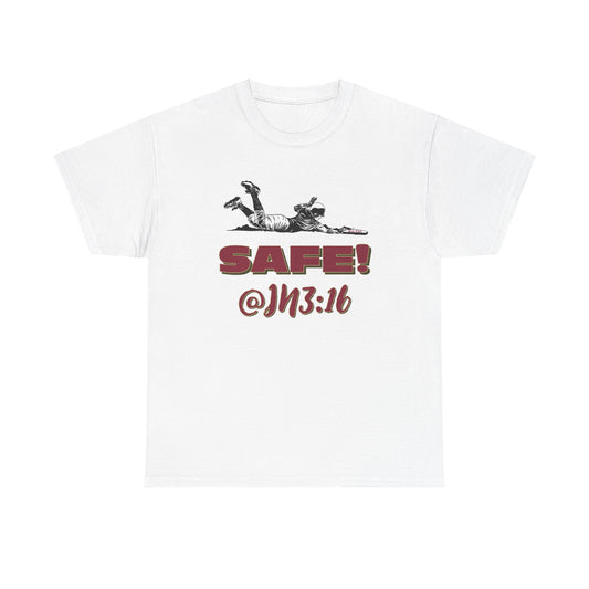 "Safe @ John 3:16" Unisex Heavy Cotton Tee