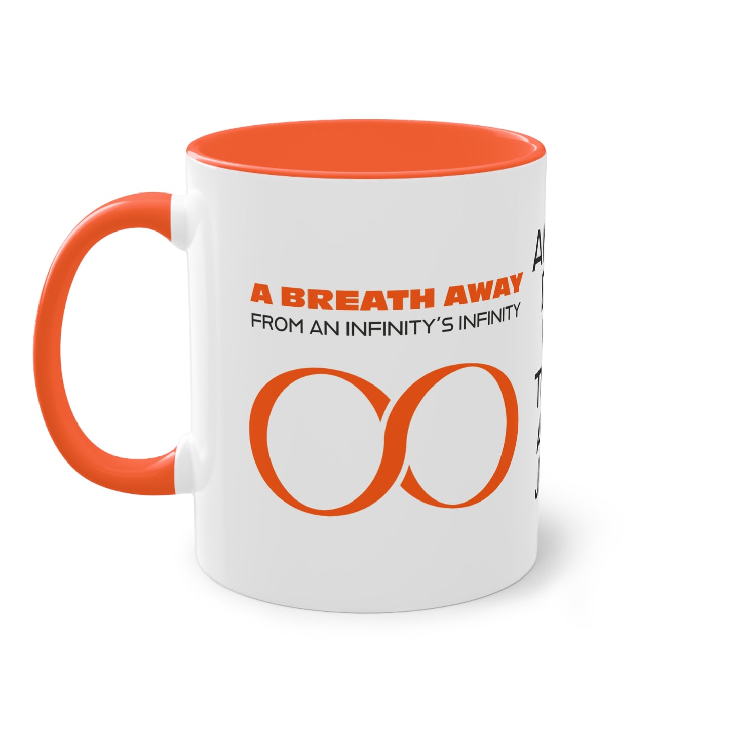 "A Breath Away" Two-Tone Coffee Mug, 11oz