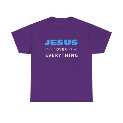 "Jesus Over Everything" Unisex Heavy Cotton Tee