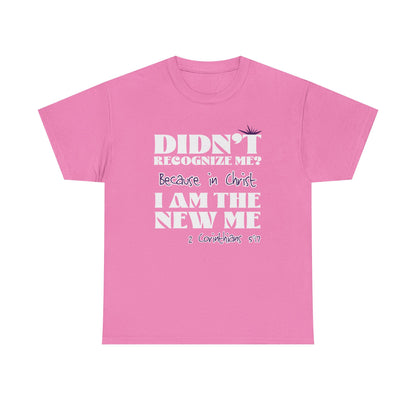 "Didn't Recognize Me" Unisex Heavy Cotton Tee