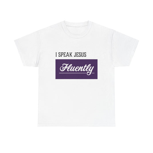 "I Speak Jesus" Unisex Heavy Cotton Tee