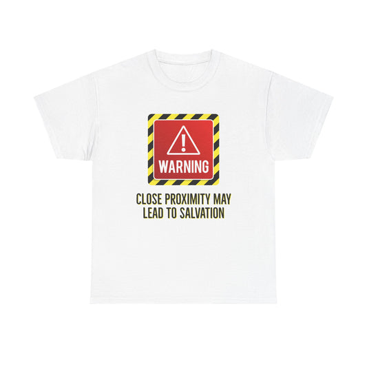 "Warning, May Lead to" Unisex Heavy Cotton Tee