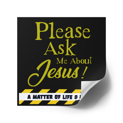 "Me About Jesus" Sticker