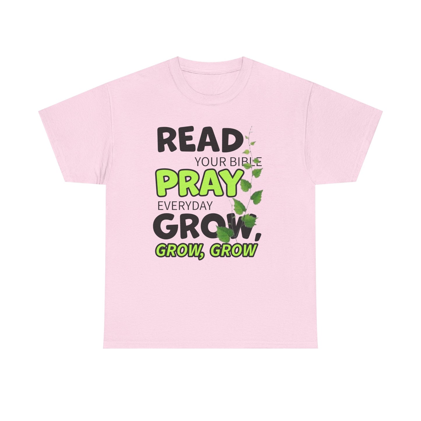 Read, Pray, Grow Inspirational Bible Quote Tee, Read Pray Grow T-Shirt, Faith-based Gift, Unisex Cotton Top for Everyday Wear, Perfect for Church or [...]