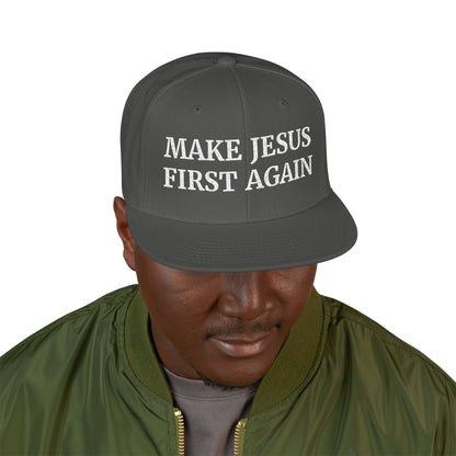 Snapback Hat with 'Make Jesus Great Again' Embroidery | Trendy Christian Cap, Gift for Faith Lovers, Fashionable Accessory, Everyday [...]