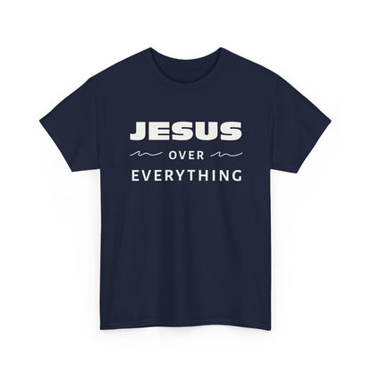 "Jesus Over Everything" Unisex Heavy Cotton Tee