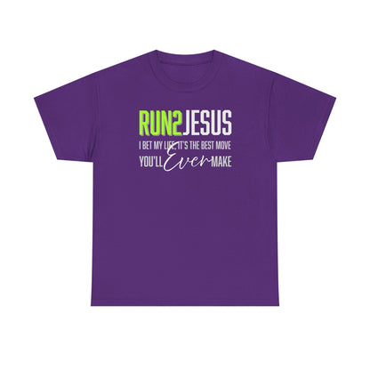 "Run 2 Jesus" Unisex Heavy Cotton Tee