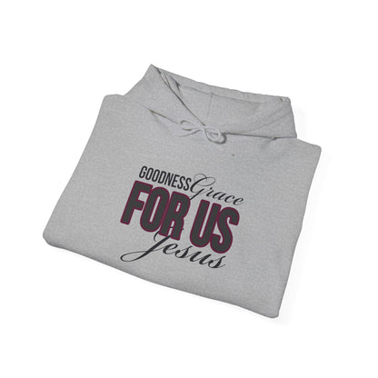 Goodness Grace Christian Hoodie - Goodness, Grace, For Us Jesus Sweatshirt | Stylish Faith Apparel, Gift for Believers, Everyday Wear, [...]