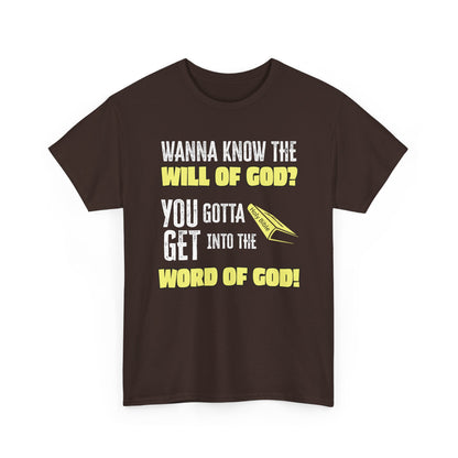 "Wanna Know the Will of God?" | Inspirational Gift for Believers, Christian Apparel, Church Events, [...]