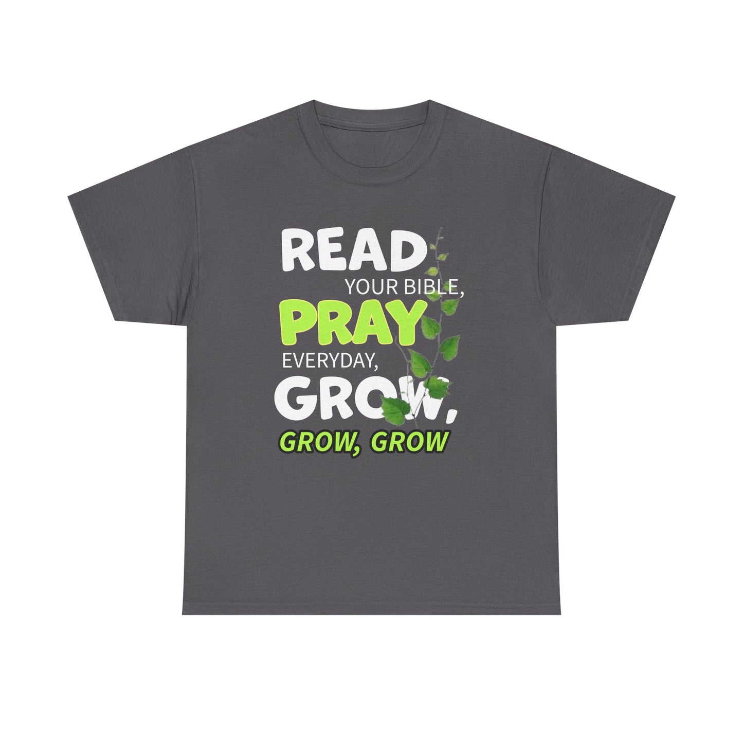Read, Pray, Grow Inspirational Bible Quote Tee, Read Pray Grow T-Shirt, Faith-based Gift, Unisex Cotton Top for Everyday Wear, Perfect for Church or [...]
