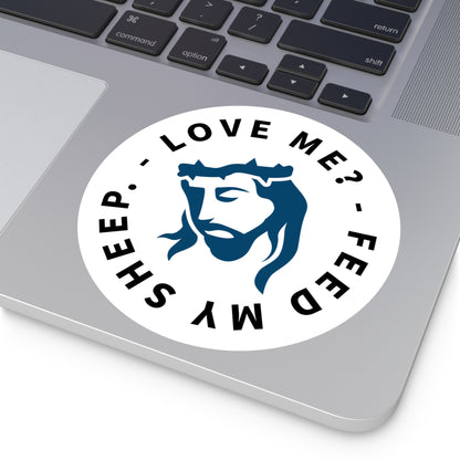 "Love Me?" Round Sticker, Indoor\Outdoor