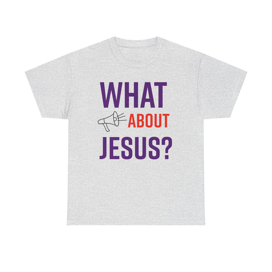 What About Jesus? Unisex Cotton Tee - 'What About Jesus?' Casual Shirt, Christian Apparel, Inspirational Gift, Everyday Wear, Religious [...]