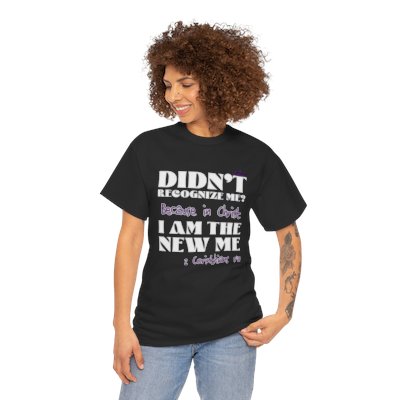 "Didn't Recognize Me" Unisex Heavy Cotton Tee