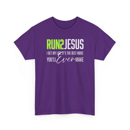 "Run 2 Jesus" Unisex Heavy Cotton Tee