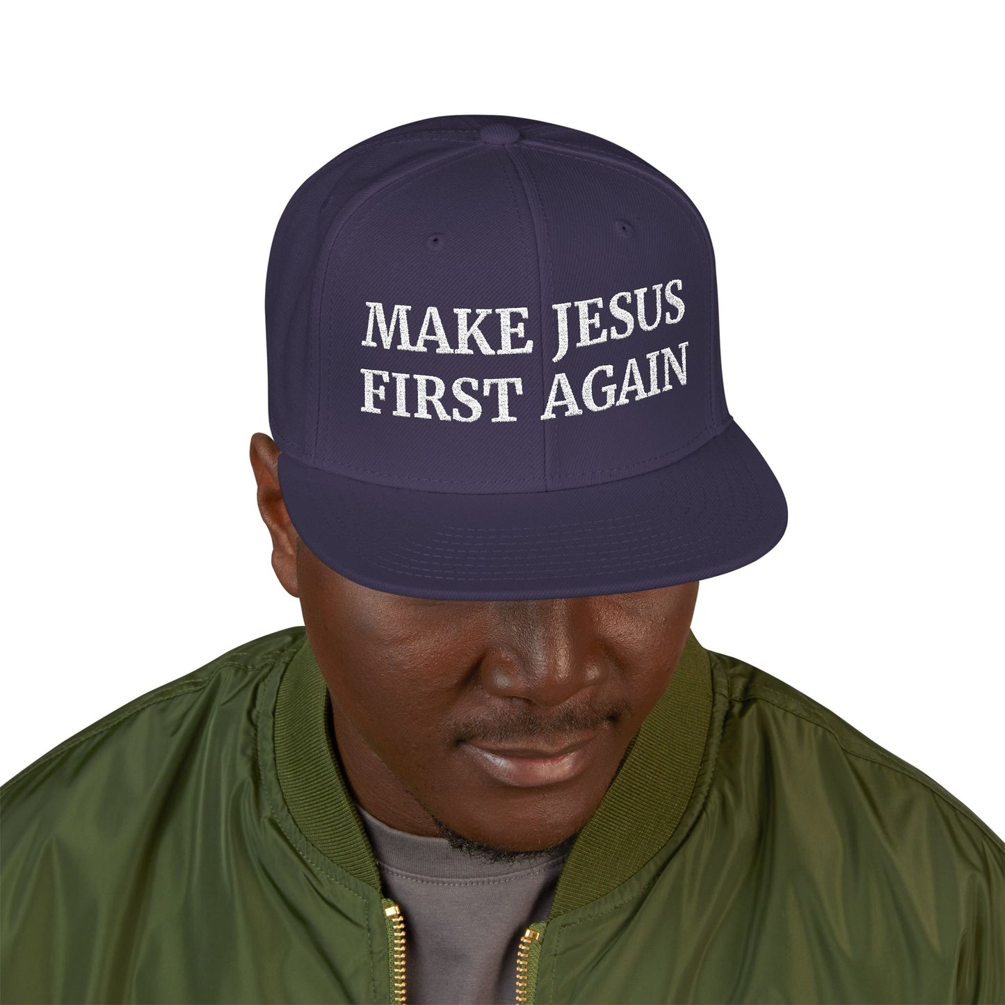 Snapback Hat with 'Make Jesus Great Again' Embroidery | Trendy Christian Cap, Gift for Faith Lovers, Fashionable Accessory, Everyday [...]