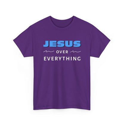 "Jesus Over Everything" Unisex Heavy Cotton Tee