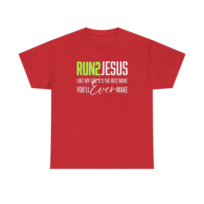 "Run 2 Jesus" Unisex Heavy Cotton Tee