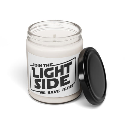 Join The Light Side Christian Inspirational Scented Soy Candle, Jesus Woman Candle, Home Decor Gift, Relaxation Candle, Faith-Based Gift
