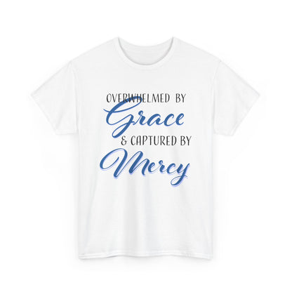 Overwhelmed by Grace Tee, Inspirational T-Shirt, Faith-Based Apparel, Christian Gift, Religious Top, Meaningful Message Shirt