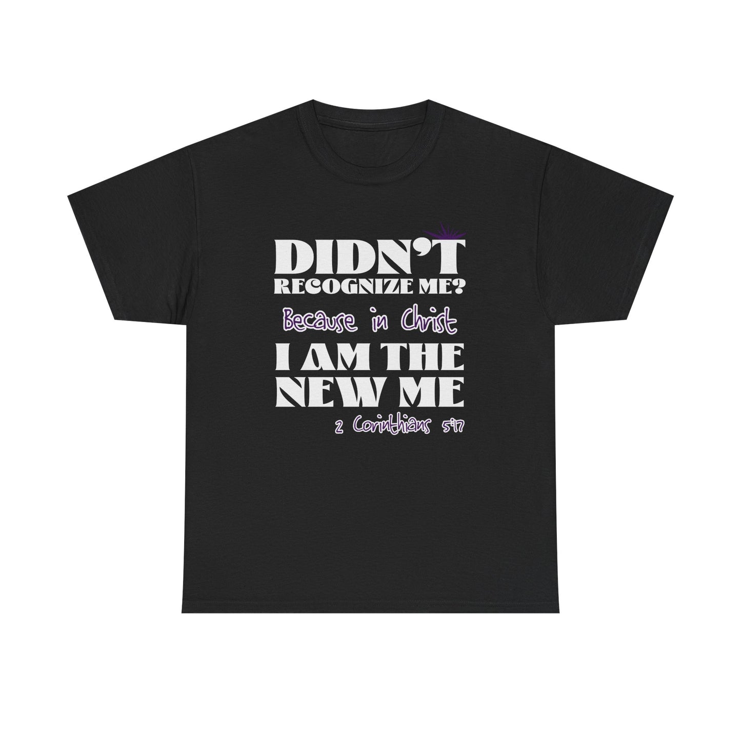 "Didn't Recognize Me" Unisex Heavy Cotton Tee