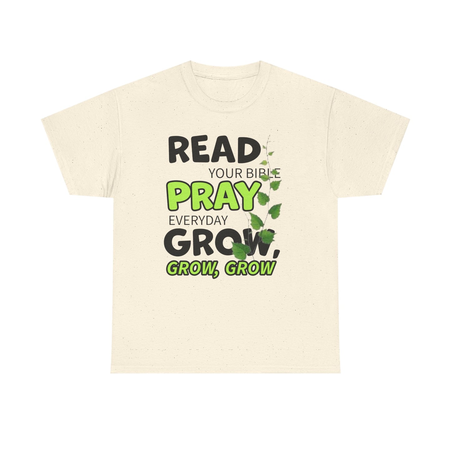 Read, Pray, Grow Inspirational Bible Quote Tee, Read Pray Grow T-Shirt, Faith-based Gift, Unisex Cotton Top for Everyday Wear, Perfect for Church or [...]